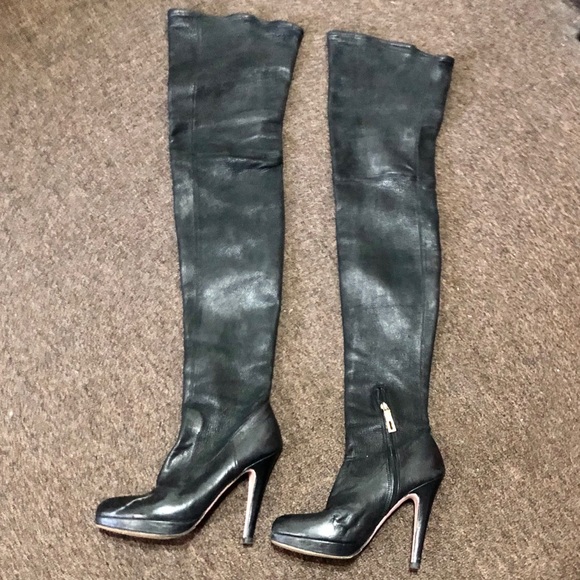 prada thigh boots